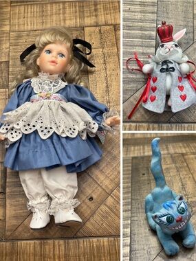 Very rare 1996 "My First Alice" set by Horsman. Designed by Robin Woods.